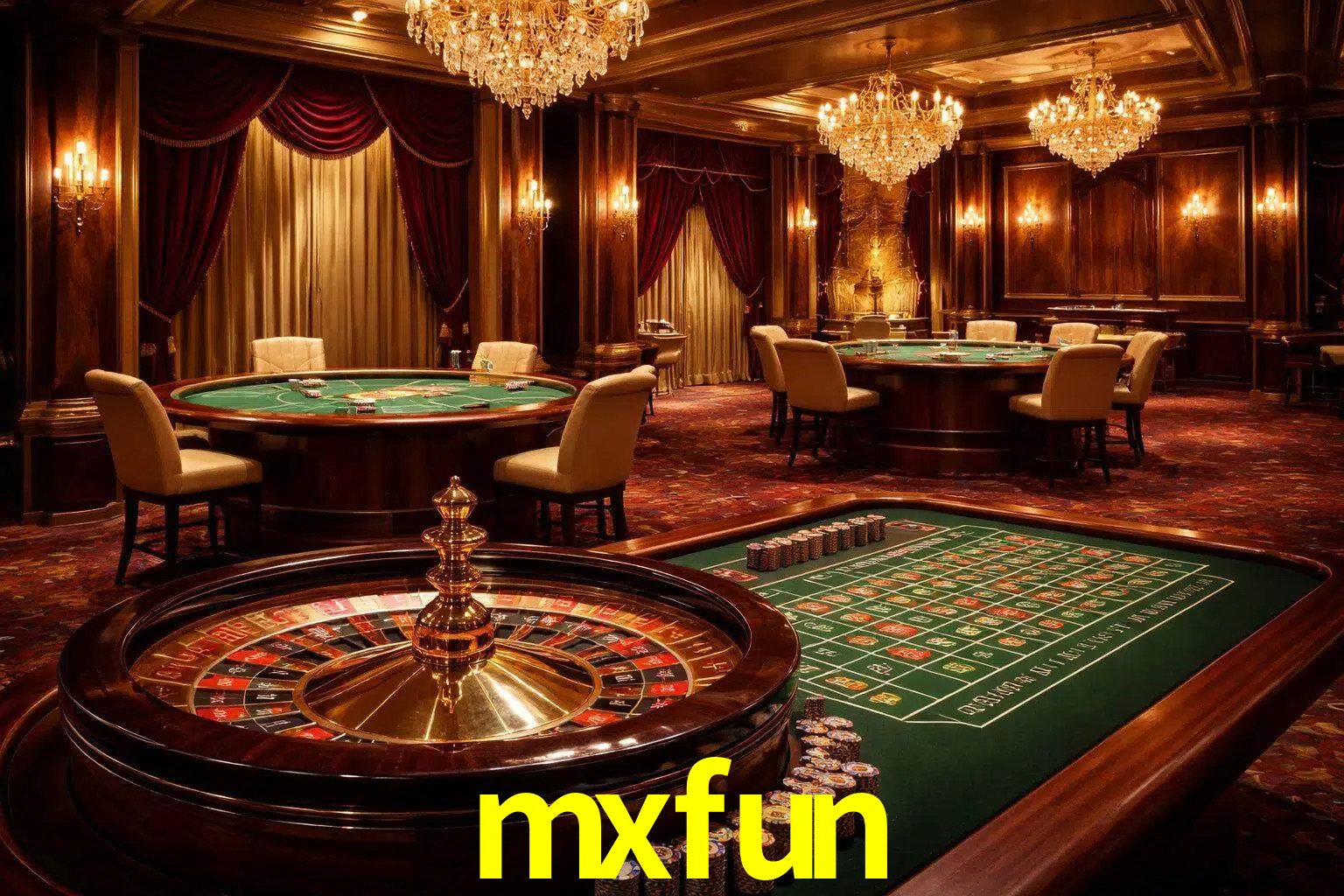 Una escena premium de mesa de casino en vivo con cartas, elementos de ruleta y un ambiente pulido de estudio de transmisión.